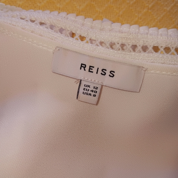 Reiss white long sleeve woman's blouse size 8 - Picture 16 of 16